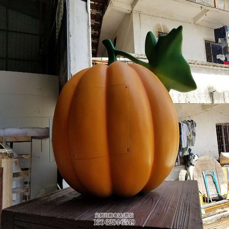 锻钢南瓜雕塑 户外瓜果雕塑摆放精选 园林景观小品雕塑生产