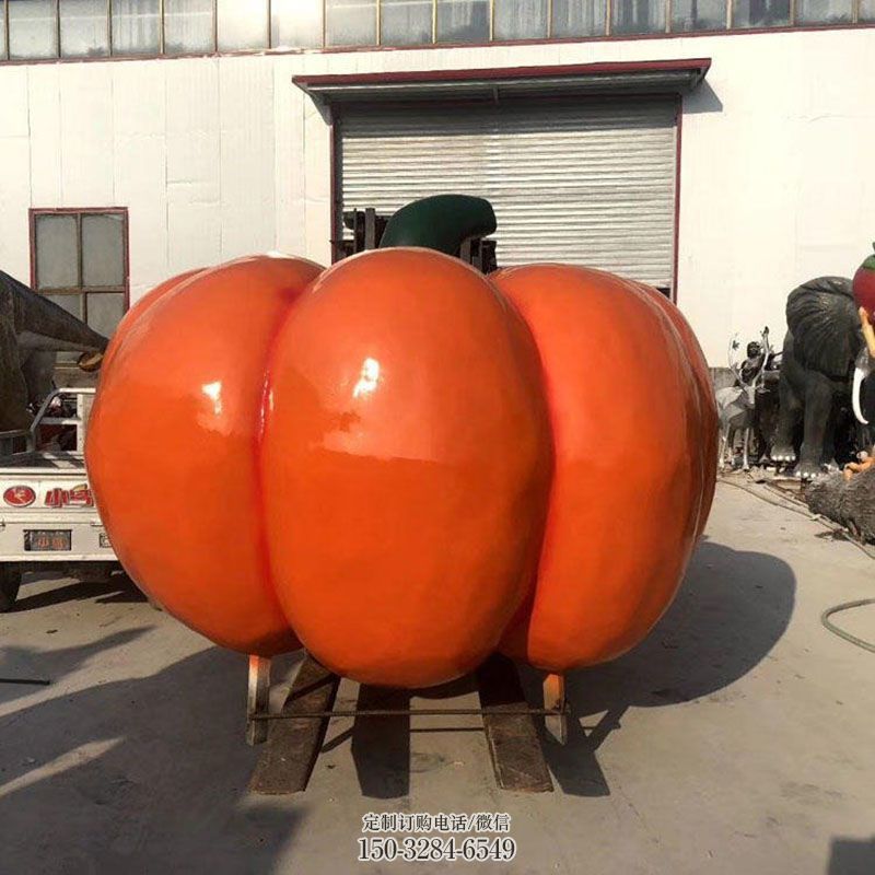 钢结构南瓜雕塑 企业标志瓜果雕塑精选 烤漆雕塑制造商 钢结构南瓜雕塑 企业标志瓜果雕塑精选 烤漆雕塑制造商