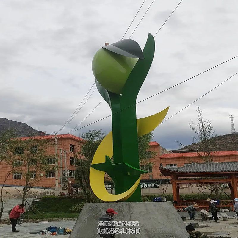 民俗青果雕塑 干果雕塑工艺服务商 园林瓜果雕塑摆件订做